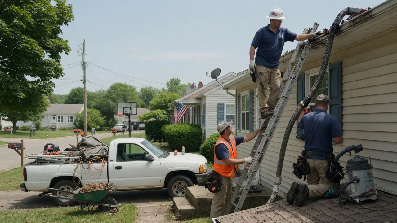 Gutter Installation in Geff, IL near me
